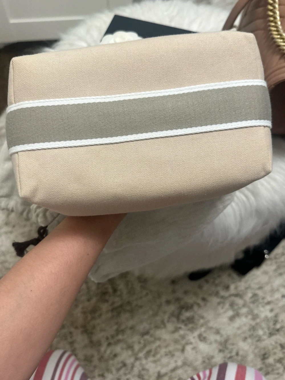 Hermes Bride-a brac bag Canvas Top-Handle Women’s Bag